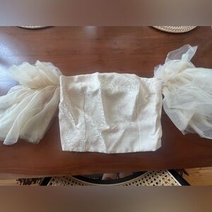 Sunday in Brooklyn crème tube top. Tags still on!